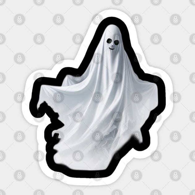 Ghost Lover Sticker by Pixel Threads 